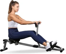 YSSOA Rowing Machine Rower Ergometer, with 12 Levels of Adjustable Black 