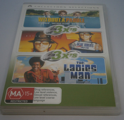 Without a Paddle / Dickie Roberts / The Ladies Man (3x's DVD) Reg 4 - Free Post!