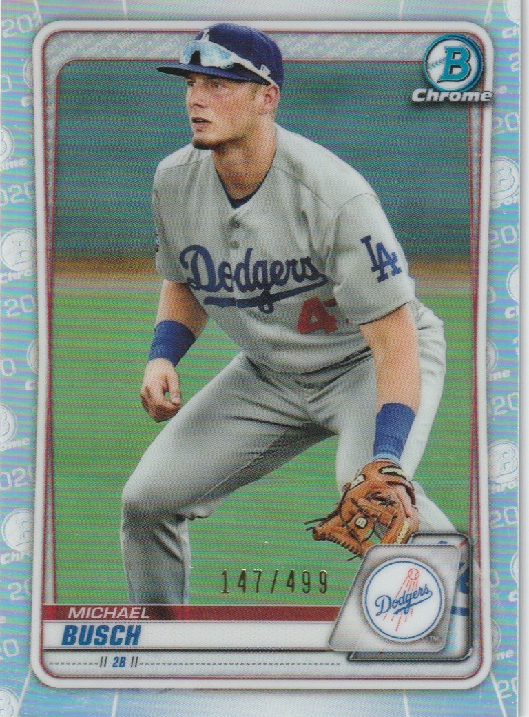 2020 Bowman Chrome MICHAEL BUSCH REFRACTOR  /499