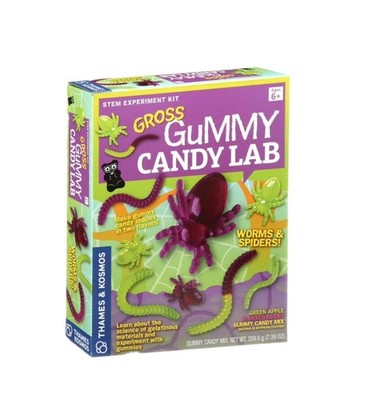 Gross Gummy Candy Lab - Worms & Spiders Sweet Science STEM Experiment Kit Mak...