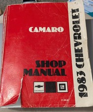 1983 Chevrolet Camaro Shop Manual Oem St-368-83