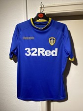 LEEDS UNITED 2016/2017 AWAY FOOTBALL SHIRT KAPPA L LARGE
