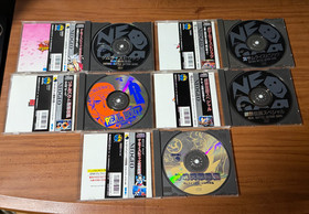 NEO GEO CD Lot of 5 games Samurai Showdown 2-3-4, Fatal Fury Special -Real bout