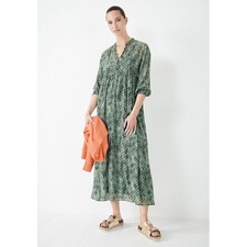 Hush Shirt Midi Dress UK8 in Green RRP £119
