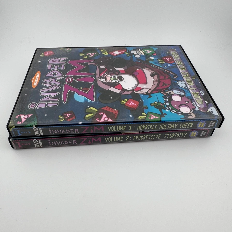 Invader Zim DVD Lot Vol. 2 and 3 Discs 3-6 Christmas Vintage Nickelodeon 2004 - Image 3 of 4