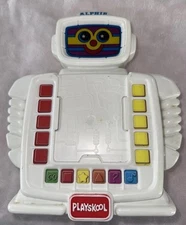 Playskool Alphie Robot Toy 1992 Vintage Working No Accessories