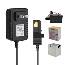 12V Charger for Fisher Price Powered Wheels Gray Battery and Orange Top Batte...