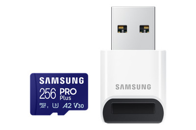 Samsung PRO Plus 256 GB microSDXC-Speicherkarte (2023) mit USB-Adapter