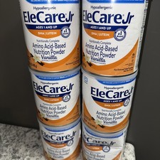 6 Cans EleCare Jr Vanilla 14.1oz Hypoallergenic Formula Exp 10/26 FREE SHIPPING
