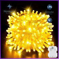 Lichterkette AußEn 5M 50 LED Warmweiß IP65 Wasserdicht Mit Timer