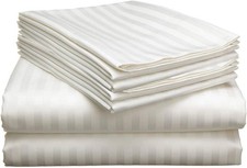 6 Piece King Sheet Set, Hotel Luxury Collection, 100 Egyptian Cotton, 18 Inc...