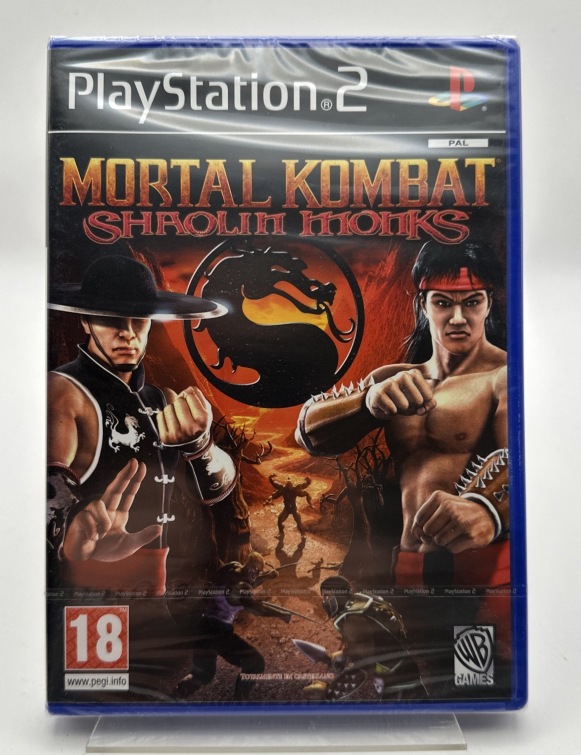 PS2 Mortal Kombat Shaolin Monks - Spanish Version, New And Factory Sealed