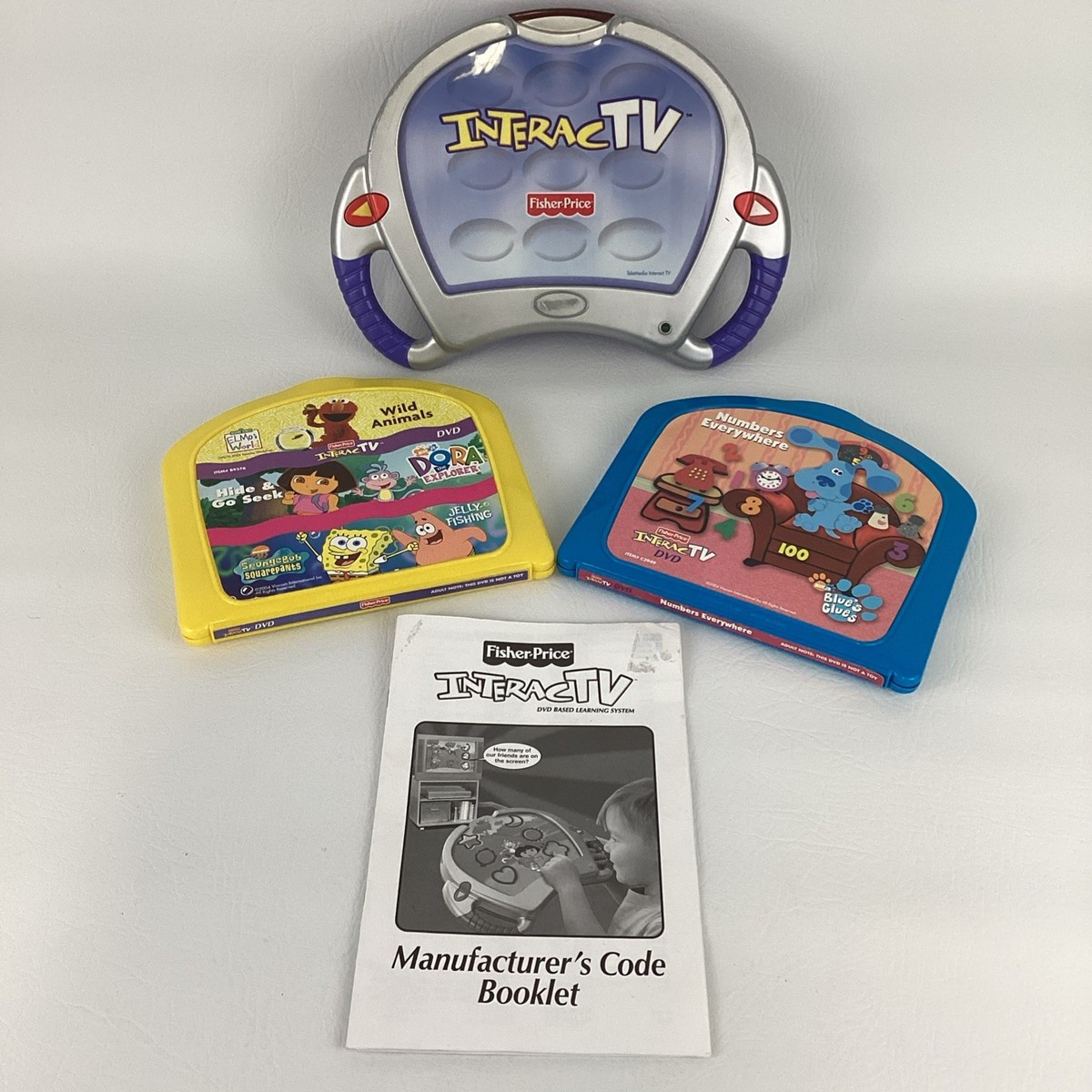 Fisher Price InteracTV DVD Based Learning System Blues Clues Dora