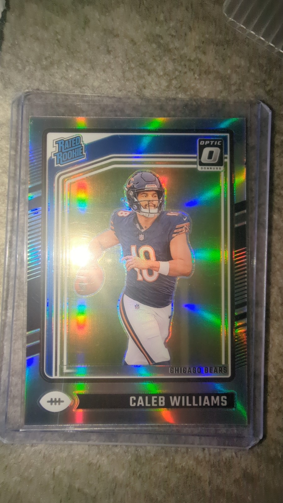 2024 Panini Donruss Optic - Rated Rookie Caleb Williams #201 Holo Prizm (RC)