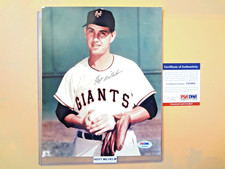 HOYT WILHELM SAN FRANCISCO GIANTS AUTOGRAPH PHOTO 8 X 10 PSA/DNA COA