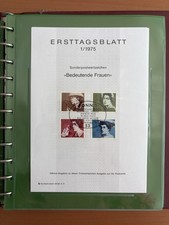 Ersttagsbl&auml;tter 1/1975 - 22/1978 Bonn