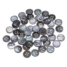50Pcs Shell Buttons, Mother of Pearl Button 12.5mm Sewing Buttons