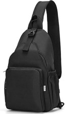 Crossbody Sling Backpack Sling Bag Travel Hiking Chest Bag Daypack Multi-Compa