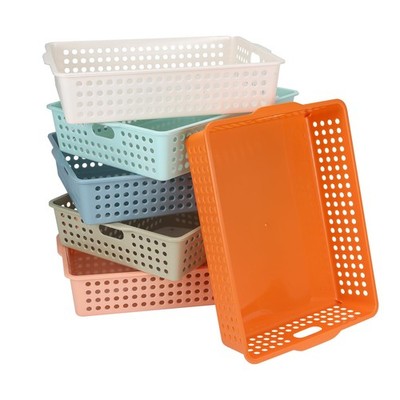 6 Pack Paper and Turn in Trays Classroom, A4 Plastic Stackable Organizer Tray...