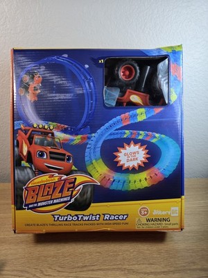 Rare Blaze Turbo Twist Racer Racetrack Set - STEM *99% Complete 