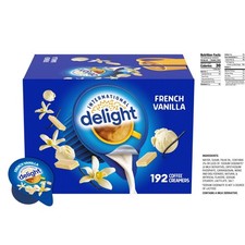 Delightful French Vanilla Single-Serve Coffee Creamer, 192 Count, Shelf-Stable