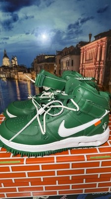Nike x Off-White Air Force 1 Mid SP LTHR Pine Green/White DR0500-300