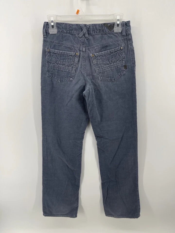 Tommy Hilfiger Pantalones Clásicos Pana Niñas Talla 14 Tiro Medio Azul Medidas 26X26 Foto 2 de 4