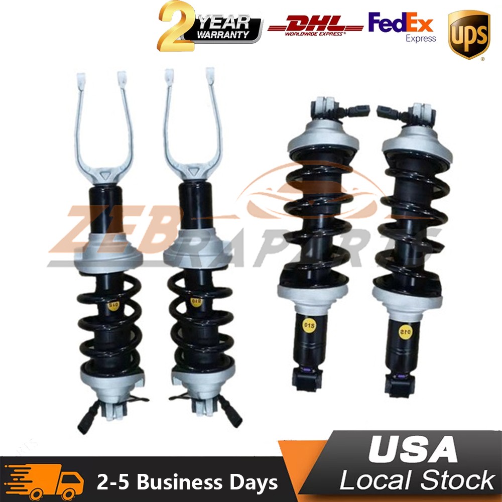 4pcs Front Rear Shock Absorbers Struts w/MagneRide Fit Audi R8 V10 V8 4T0512019L