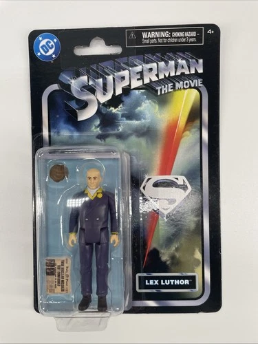 Lex Luther Superman the Movie 1978 DC Comics New Sealed Spinmaster Figure MOC