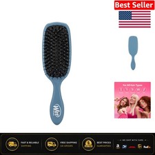 Shine Enhancer Hair Brush - Elemental Blue IntelliFlex  Boar Bristles, 1 Count