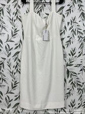 Dress the Population Women's Nicole Sleeveless Bodycon Midi Sheath Dress Size L