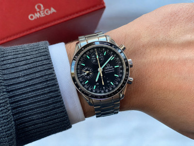 Omega Speedmaster Triple Date / Day-Date 520.50.00   Full Set Hiroshima History