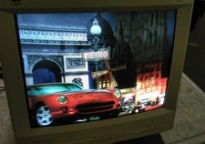 Clicking ViewSonic A90 19" Beige 1600 x 1200 CRT Retro Gaming Monitor AS-IS