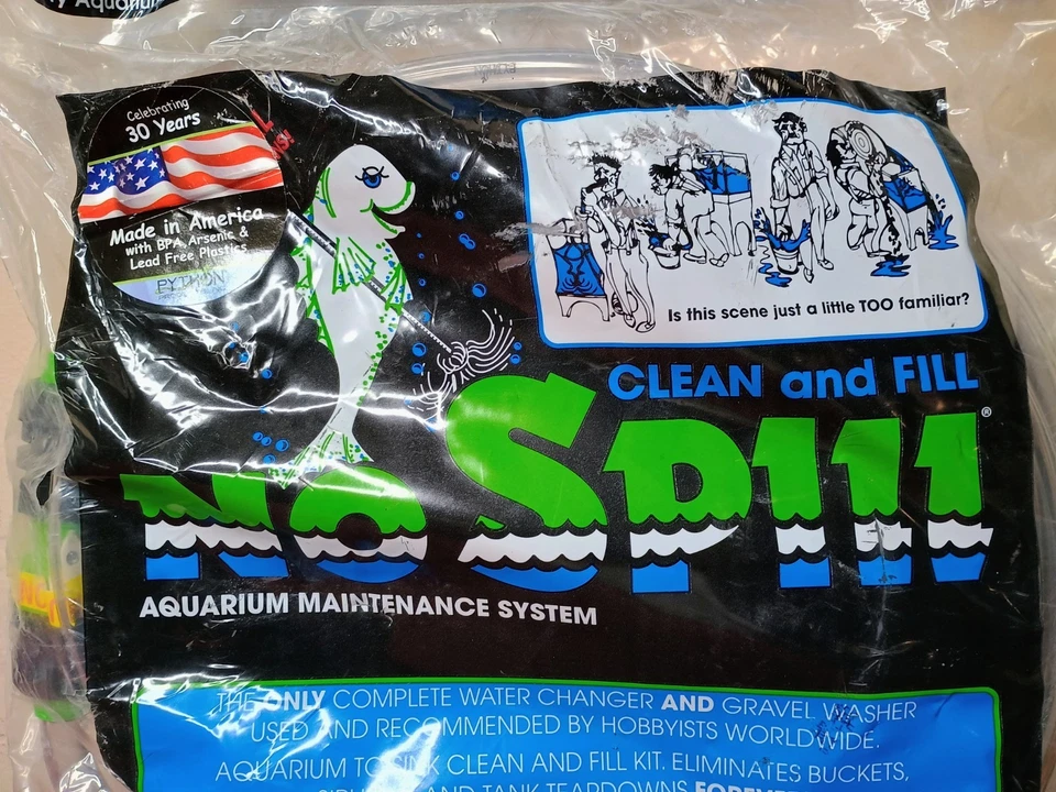 Python 50' Feet No Spill Clean Fill Gravel Vacuum Aquarium Maintenance Kit - Image 3 of 4