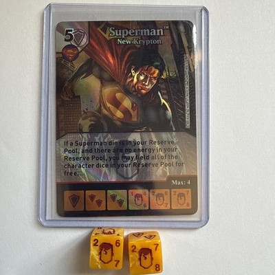 Kryptonite Crisis Dice Masters DC Superman new krypton foil Super rare NM