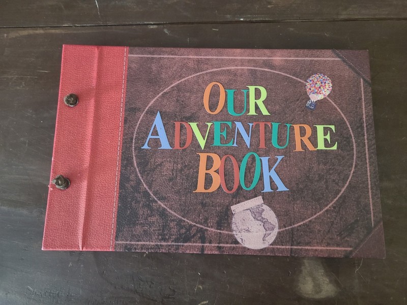 Our Adventure Book Disney Pixar UP Scrapbook Photo Album Travel Journal