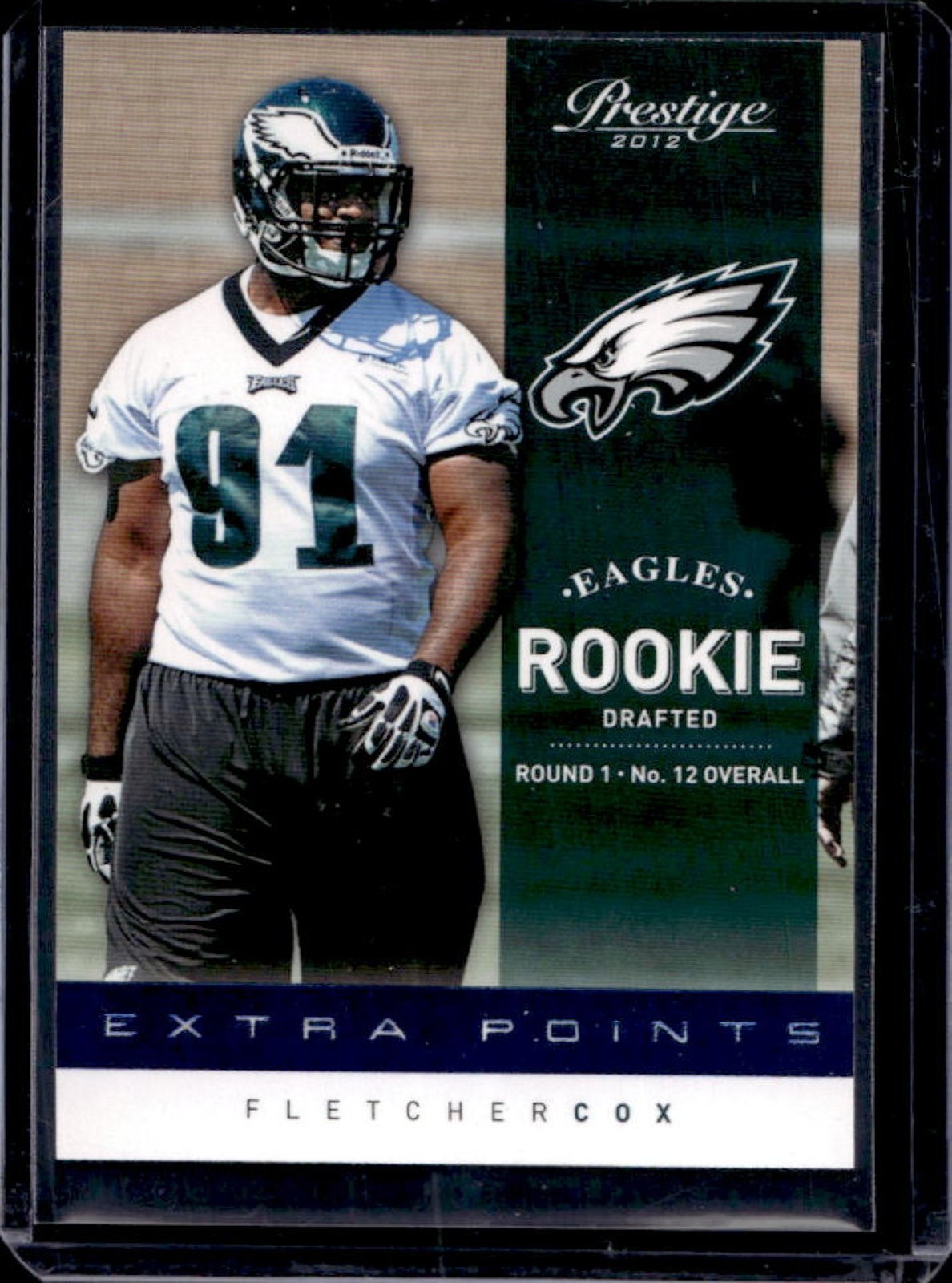 Fletcher Cox Panini Prestige #210 Extra Points Blue