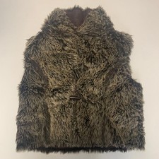 Women’s Faux Fur Body Warmer / Brown / Medium - Large