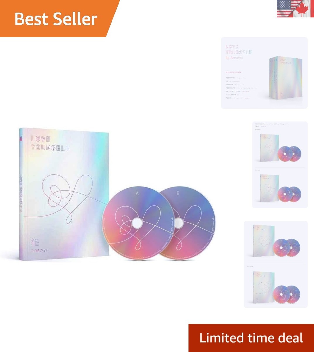 BTS LOVE YOURSELF 結 Answer [F ver.] 2CD+Photobook+Stickers