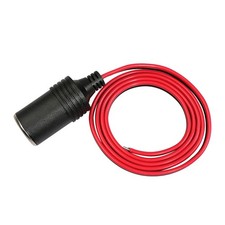 DC 12-24V Car Cigarette Lighter Female Socket Power Plug Connector Adapter Cable