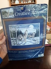 Creative Accents 7938 Wild Call In Winter Counted Cross Stitch Kit Dimensions