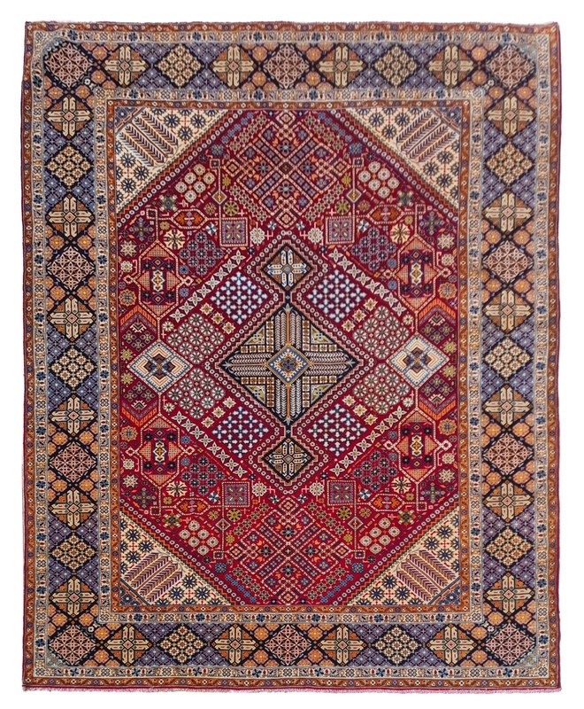 Amazing Hand Knotted Vintage Traditional Qashoun Wool Area Rug 13 x 10 Ft