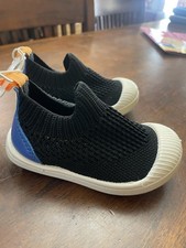 NWT Cat and Jack Black Slip on with round toe Toddler Size 4