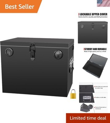 Group 27 Marine Battery Box - Fireproof and Waterproof Steel for Safe Transport