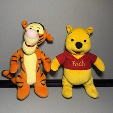 Disney  Winnie The Pooh  Plush Pooh  Tigger 11" ArcoToys Inc. Mattel Toy
