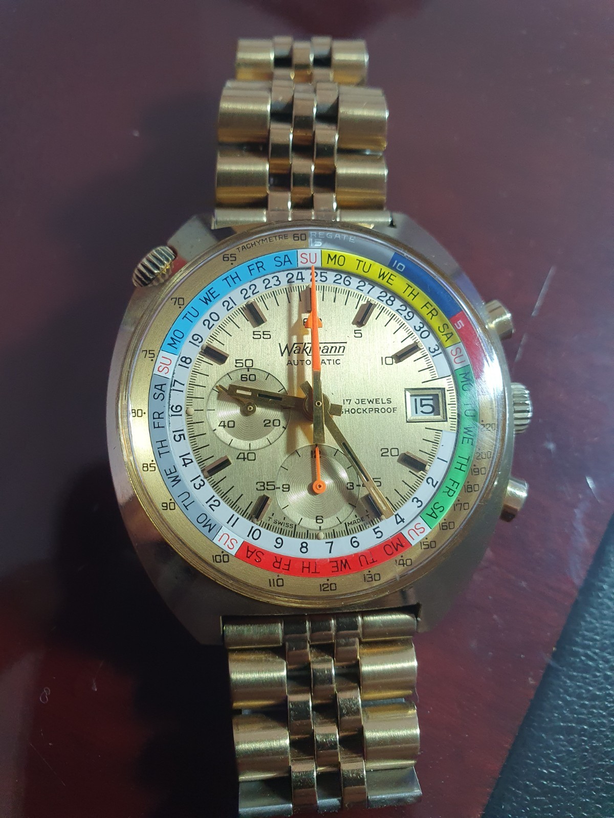 Wakmann Chronograph Regate yachting timer, Automa… - image 10