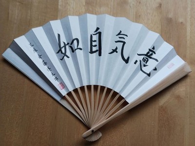 Shintaro Saito Klappfächer Bambus und Papier Japan Strategiespiel Display