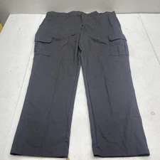Red Kap Black Industrial Wrinkle Resistant Cargo Pants PT88BKN Mens Size 48x34L