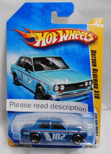 Hot Wheels Datsun Bluebird 510 2009 New Models 37/42 Blue