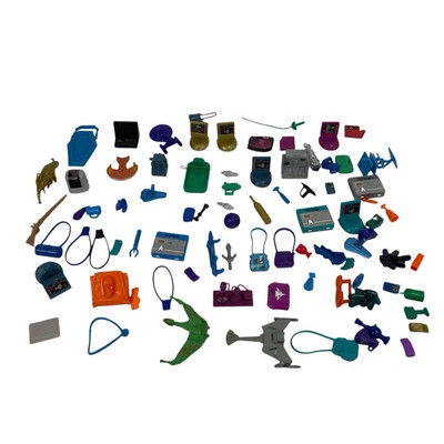 Lot Of Playmates Star Trek Accessories WEAPONS COMPUTERS BADGES 